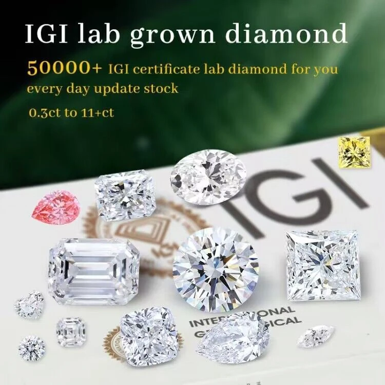 Cushion Cut IGI Lab Grown Diamond